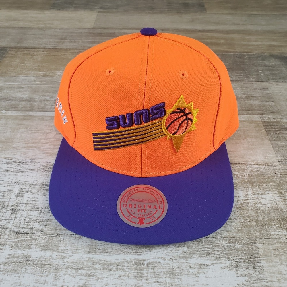 Phoenix Suns Mitchell & Ness‎ Hardwood Classics Snapback Hat Cap Orginal Fit